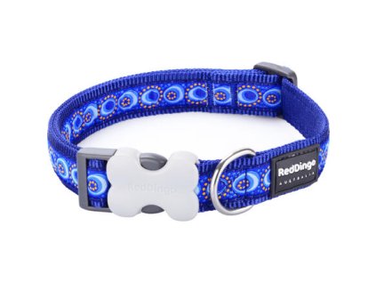 Obojek Red Dingo 25 mm x 41-63 cm - Cosmos Blue