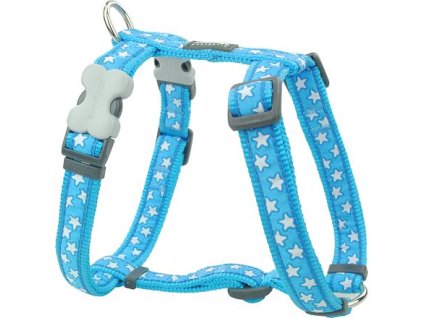 Postroj Red Dingo 20 mm x 45-66 cm - Stars White