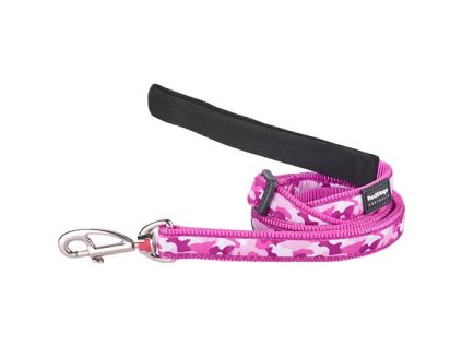 Vodítko Red Dingo 12 mm x 1,8 m - Camouflage Hot Pink