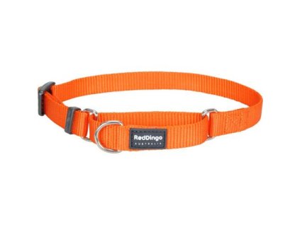 Obojek polostahovací Red Dingo 25 mm x 41-62 cm - Jednobarevný - Oranžová