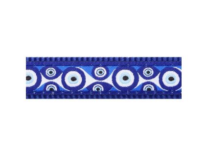 Vodítko Red Dingo přepínací 20 mm x 2 m - Evil Eye TmavěModrá