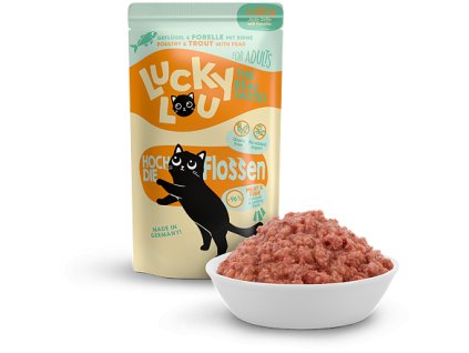 Lucky Lou Lifestage Adult s drůbežím masem a pstruhem 125 g