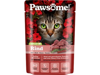 Pawsome! Adult s hovězím masem 85 g