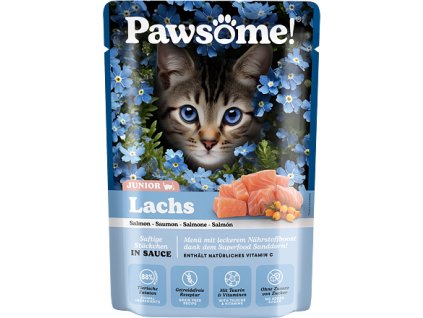 Pawsome! Junior s lososem 85 g