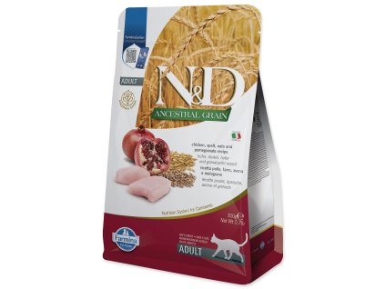 Krmivo N&D Cat Ancestral Grain Chicken & Pomegranate 0,3kg