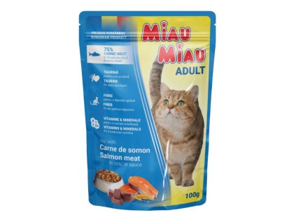 Miau Miau Cat losos, kapsa 100 g