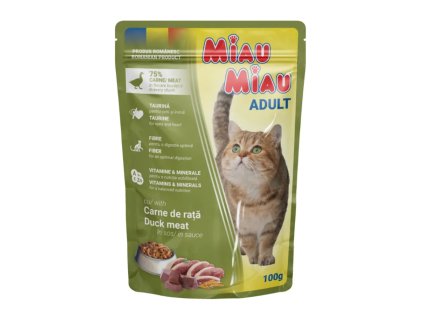 Miau Miau Cat kachní, kapsa 100 g