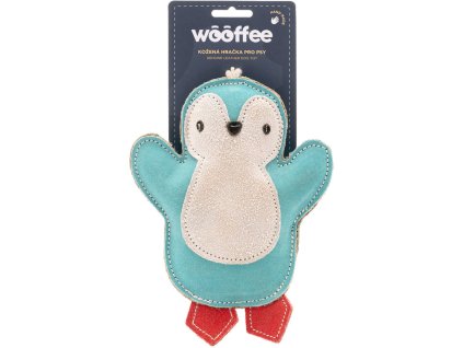 Wooffee kožená hračka Veselý tučňák
