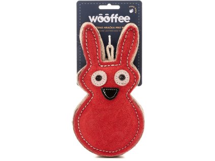 Wooffee kožená hračka Vysmátý králík