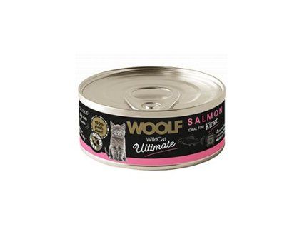 WOOLF WildCat Ultimate konz. Kitten Paté Salmon 85g
