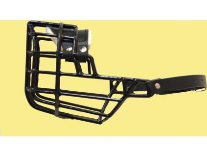 Náhubek kovový Pitbulteriér - pes, gumoplast 125 x 135 x 85 mm