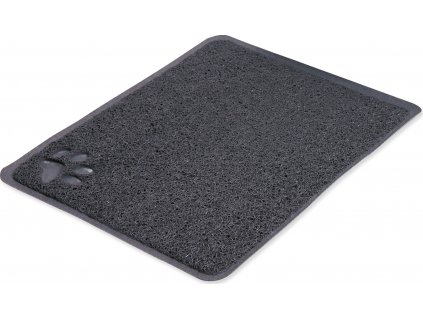 Předložka PVC s tlapkou, šedá k WC 45 x 37cm TR