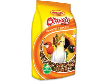 Avicentra Classic menu malý papoušek 1kg