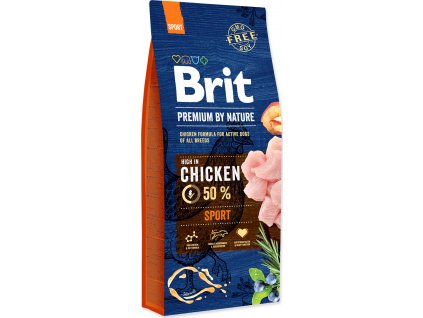 Brit Premium pro aktivní psy 15kg