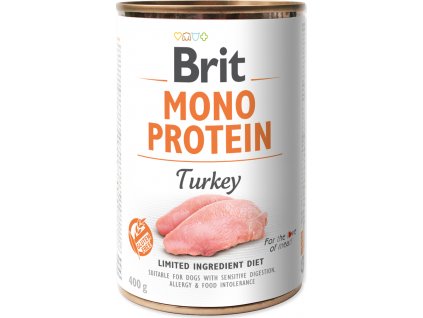 Konzerva BRIT Mono Protein Turkey 400g