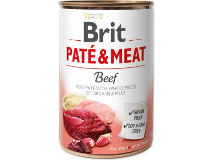 Konzerva BRIT Paté & Meat Hovězí 400g