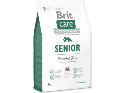 Brit Care Dog Senior Lamb & Rice 3 kg