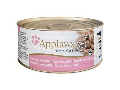 Konzerva Applaws Cat tuňák s krevetami 70g