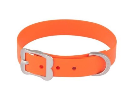 Obojek Red Dingo Vivid 20 mm x 34-42 cm - Oranžová