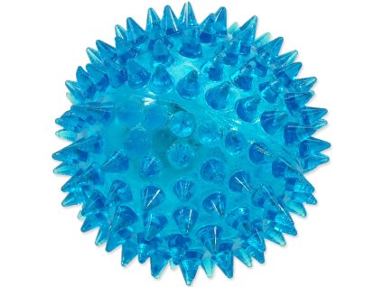 Hračka Dog Fantasy míček LED modrý 6cm