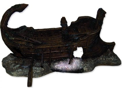 Dekorace AQUA EXCELLENT Torzo lodi 29,5 x 17 x 15,5 cm 1ks