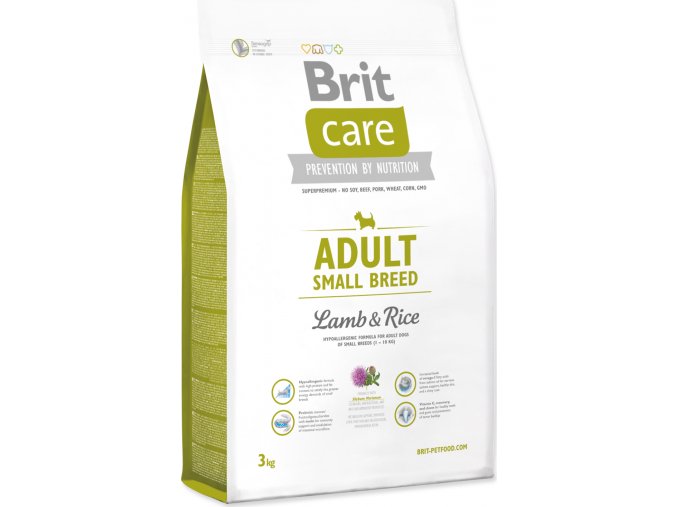 Brit Care Dog Adult Small Breed Lamb & Rice 3 kg