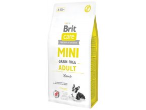 brit care mini grain free adult lamb 7kg original