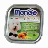 MONGE FRESH - paštika a kousky s kuřetem a zeleninou 100g