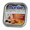 MONGE FRESH - paštika a kousky s hovězím 100 g pro psy