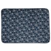 Plyšová podložka TAMMY 90 x 68 cm modrá s packami