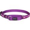 Obojek polostahovací Red Dingo 25 mm x 41-62 cm - Breezy Love Purple