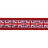 Vodítko Red Dingo přepínací 15 mm x 2 m - Union Jack Flag
