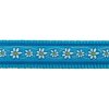 Postroj Red Dingo 25 mm x 71-113 cm - Daisy Chain Turq.