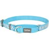 Obojek polostahovací Red Dingo 20 mm x 33-50 cm - Ziggy R - Tyrkysová