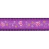 Vodítko Red Dingo 15 mm x 1,8 m - Butterfly Purple