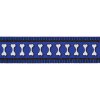 Postroj Red Dingo 20 mm x 45-66 cm - Bones Reflexní- TmavěModrá