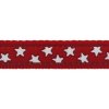 Vodítko Red Dingo 12 mm x 1,8 m - Stars White on Red