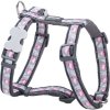 Postroj Red Dingo 15 mm x 36-54 cm - Flamingo Grey