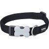 Red Dingo obojek polstrovaný L – Black – 20 mm x 41-68 cm