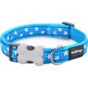 Obojek Red Dingo 20 mm x 30-47 cm - Stars White