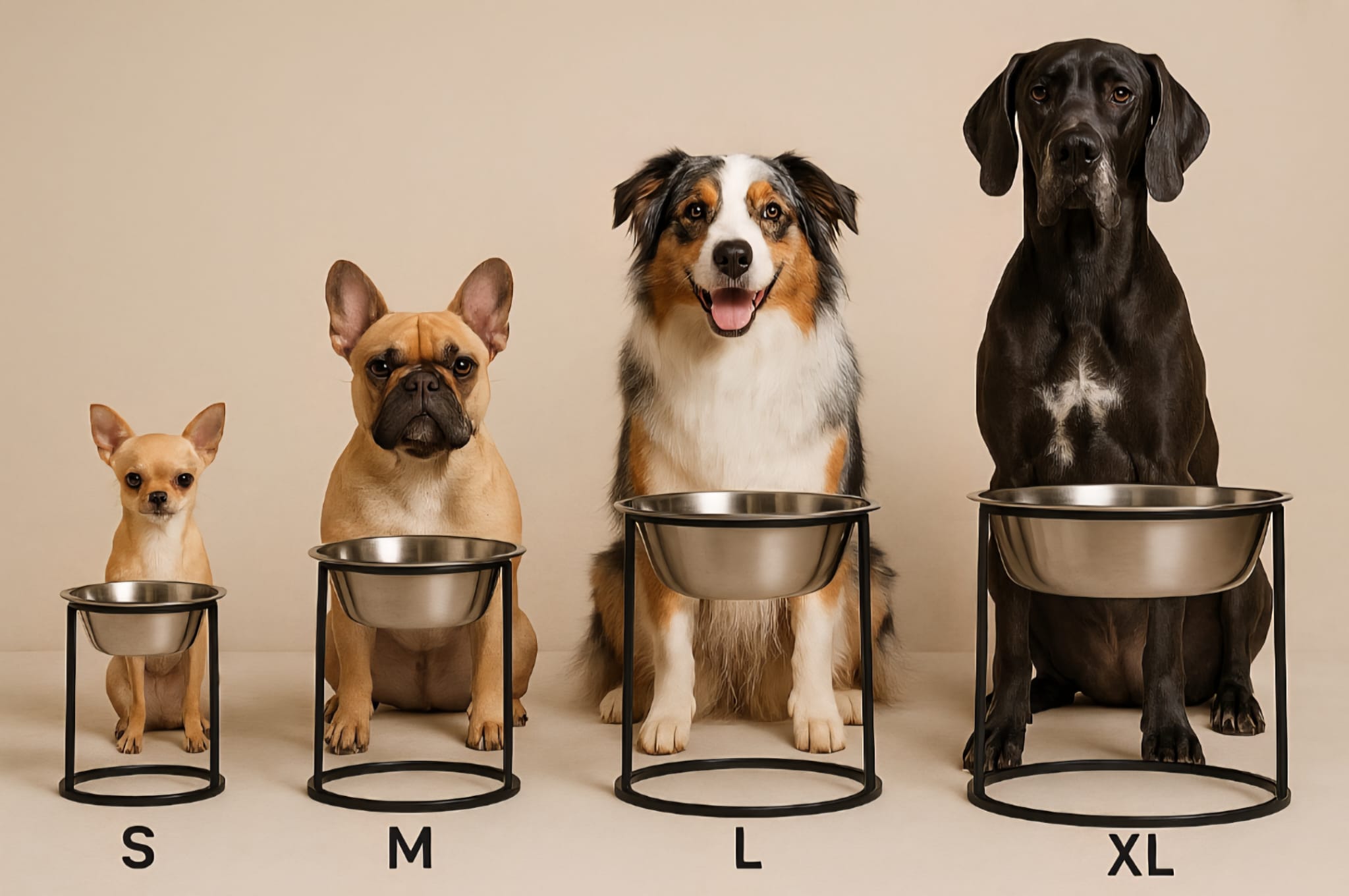 Psi různých velikostí