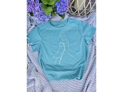 Zelené tričko kamarádi