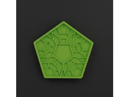 Lízací podložka – zelená, malá