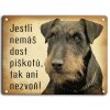 Cedulka černý jagdterier