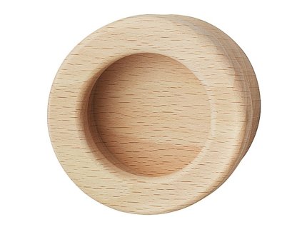 Mušle kulatá dřevěná