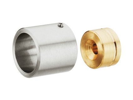 Podpěra šatní tyče, Pro šatní tyč, kulatou, ⌀ 30 mm
