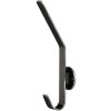 Háček na šaty, velký, černá patinovaná ocel