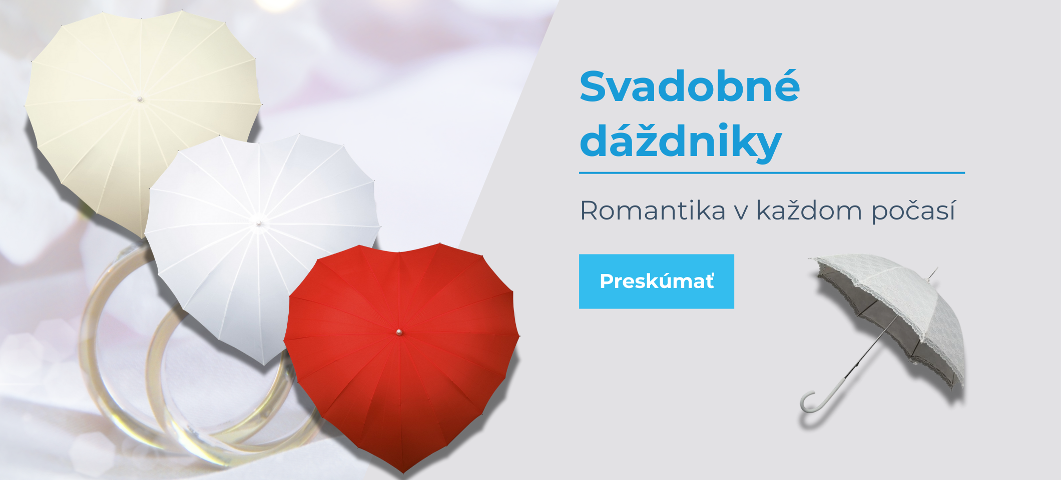 Svadobné dáždniky