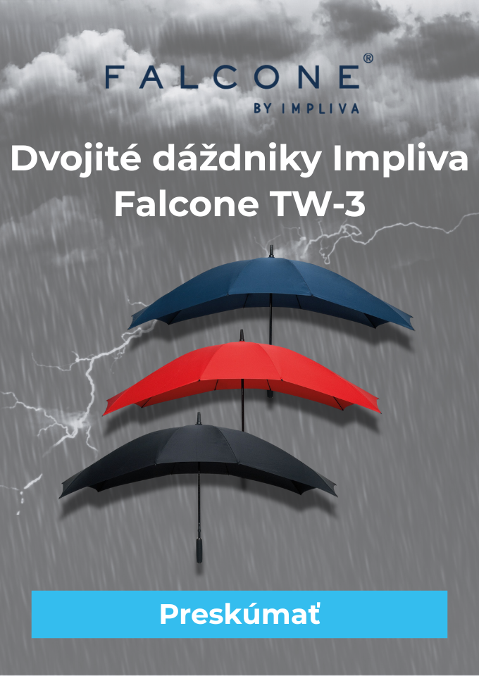 Dvojité dáždniky Impliva Falcone TW-3