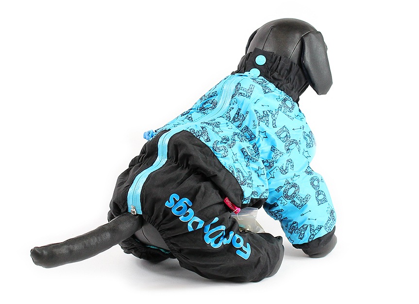 Oblečky pro psy – zimní overal pro psy For My Dogs, modrý